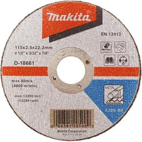 Makita 115mm Metal/Steel Cutting Disc