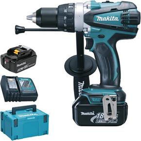 Makita DHP458 18V Combi Drill (2x 5Ah)