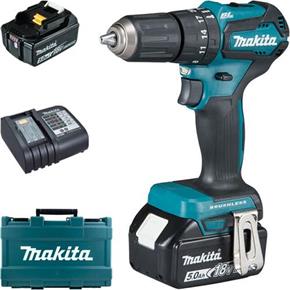 Makita DHP483 18V Brushless Combi Drill (2x 5Ah)