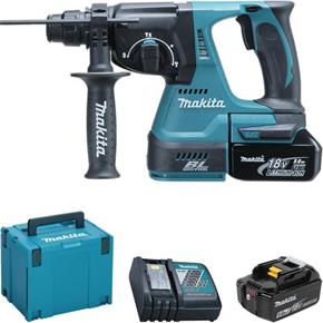 Makita DHR242 18V Brushless SDS Drill (2x 5Ah)