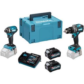 Makita DK0176G205 40V Heavy-duty Drill Set (2x 2.5Ah)