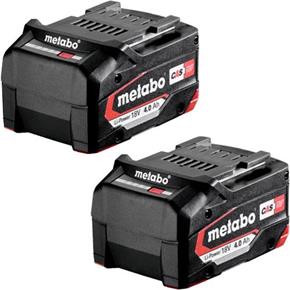 Metabo 18V 4Ah Li-Power Battery Twin Pack