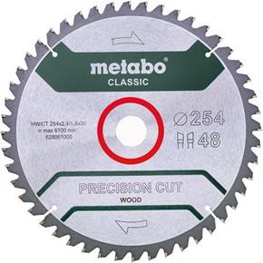 Metabo 'Precision Wood' Mitre Saw Blade 254mm x 30mm x 48T