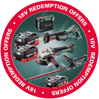 Metabo 18V Redemption Offers
