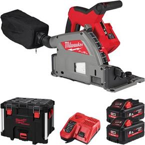 Milwaukee M18FPS55 18V 165mm Plunge Saw (2x 5.5Ah HIGH OUTPUT)