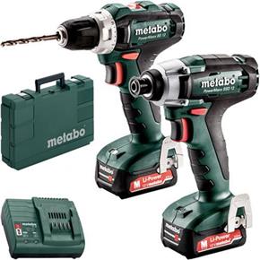 Metabo 12V Set: BS12 Drill Driver + SSD12 Impact Driver (2x 2Ah)