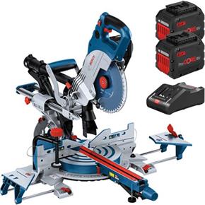 Bosch GCM18V-216DC 18V BITURBO Dual-bevel Mitre Saw (2x 12Ah ProCore)