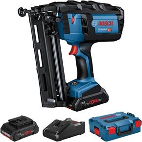 Bosch GNH18V-64M 18V Angled Finish Nailer (2x 4Ah Procore)