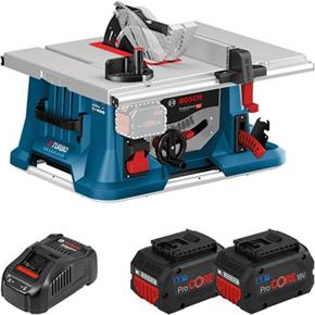 Bosch GTS 18V-216 18V BITURBO Table Saw (2x 8Ah ProCore)