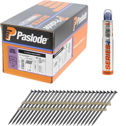 Paslode 50mm Galv+ TX15 NailScrews for IM360Ci (1100pk)