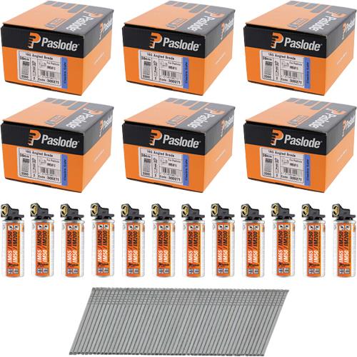 *6 PACK DEAL* Paslode 38mm Angle Brads (6x 2000pk)
