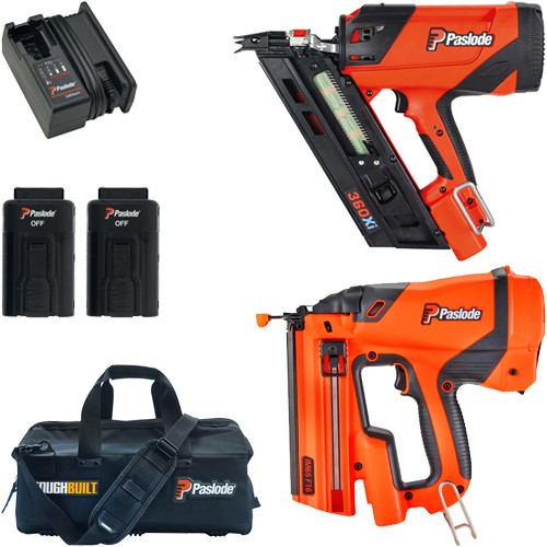 Paslode Twin Pack (360Xi 1st Fix Nailer + IM65 2nd Fix Nailer)