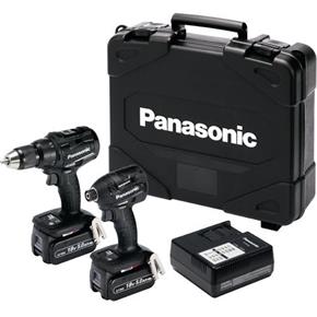 Panasonic EYC217 18V Brushless Combi Drill &amp; Impact Driver (2x 5Ah)