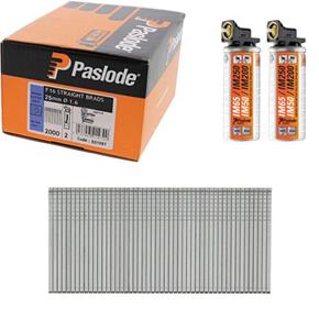 Paslode Straight Brads 25mm (Box 2000)