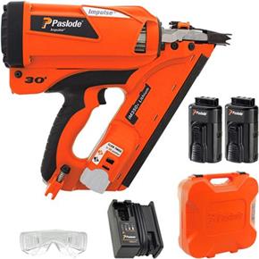 Set Caricabatterie Di Ricambio Paslode Con 2x Batterie IM350 - Foto 3