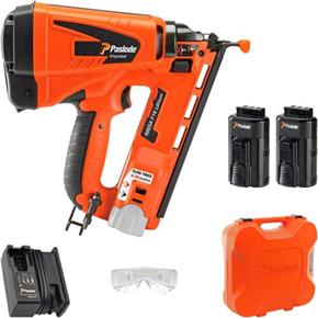 Paslode IM65A 16g Lithium Angle Finish Nailer (2x Batteries)