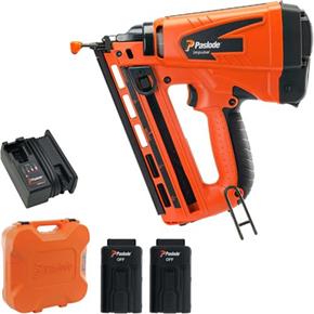 Paslode IM65A 16g Lithium Angle Finish Nailer (2x Batteries)