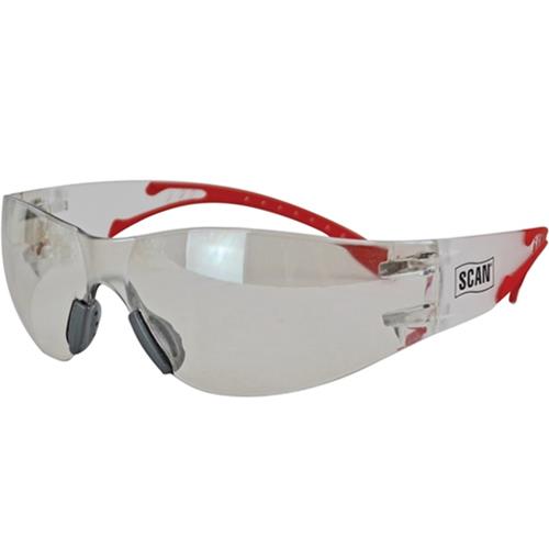 Scan Flexi Wrap-Around Safety Spectacles (Clear)