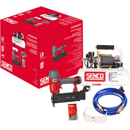 Senco FinishPro18Mg Finish Nailer & Air Compressor Kit