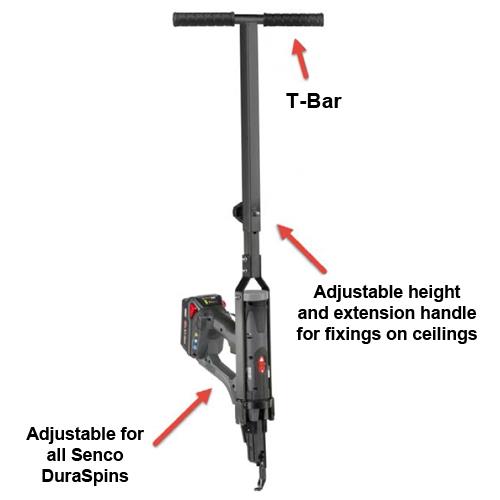 Senco DuraSpin ExTPro Screw Gun Extension Arm for Fastening Flooring