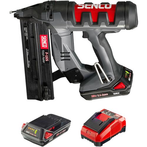 Senco F16S Fusion 18V Finish Nailer (2 Batteries)