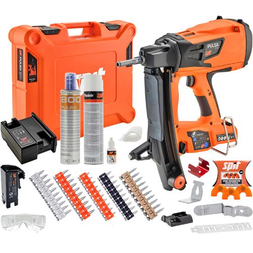 Spit Pulsa 27E Electrician Cable Fixing Nailer Starter Kit