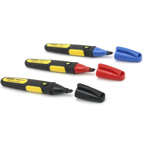 pack of 3 Stanley Sta047315 FatMax Chisel Tip Markers for sale online 