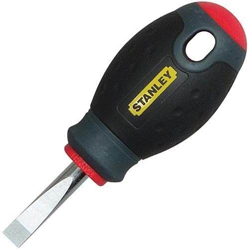 Stanley FatMax 065404 Stubby Screwdriver Parallel Slotted Tip 6.5mm x 30mm