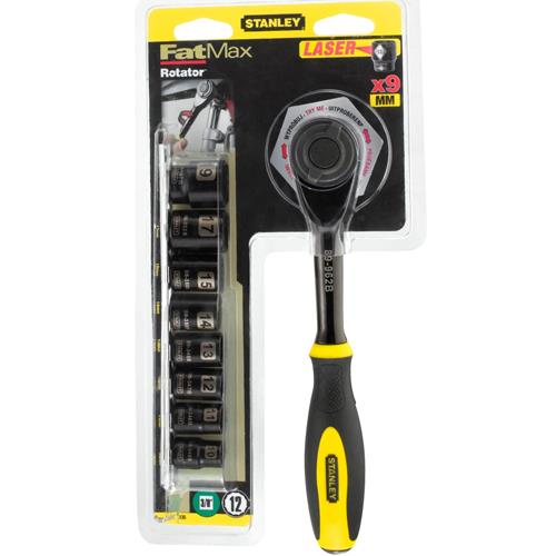 Stanley FatMax 3/8" Socket & Rotator Ratchet Set (9pcs)