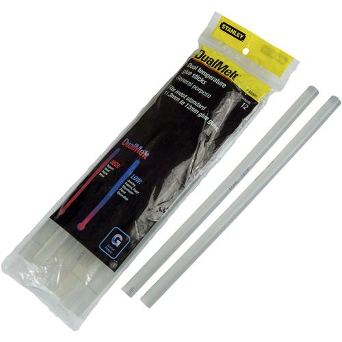 Stanley 250x12mm Dual Melt Glue Sticks (12pk)