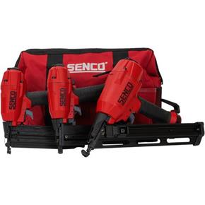 Senco 3pc Air Finish Nailer &amp; Stapler Kit