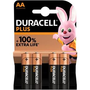 Duracell Plus AA Batteries (4pk)