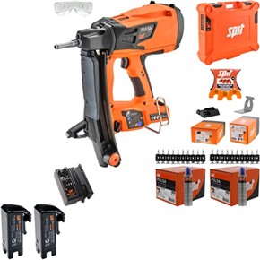 Spit 27E Electrician Nailer Starter Kit (2 Batteries) *3.0 Version*