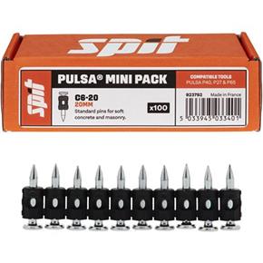 Spit 20mm Collated Standard Concrete &amp; Stone Pins (100pk)