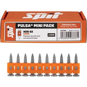 Spit 22mm Collated Premium Concrete &amp; Steel Pins (100pk)