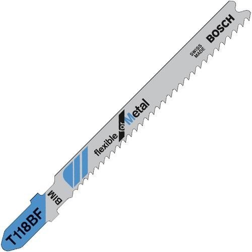 Bosch T118BF Jigsaw Blade for Metal (5pk)