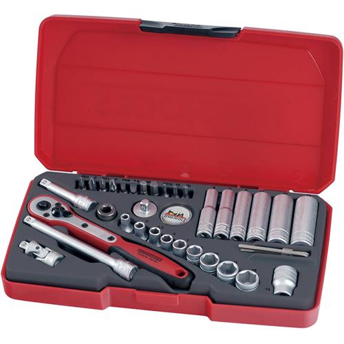 Teng 1/4" Socket Set (36pcs)