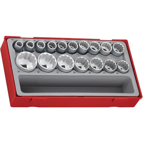 Teng 1/2" Socket Set (17pcs)