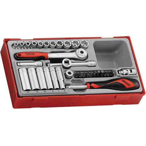 Teng 1/4" Socket Set (35pcs)