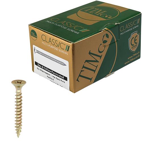 TIMco Classic Multi-purpose Screws 3.5x30mm (Box 200)