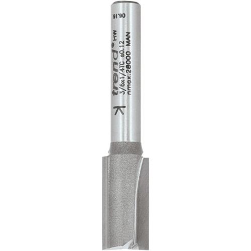 Trend 19x10mm Straight Router Bit (1/4" Shank)