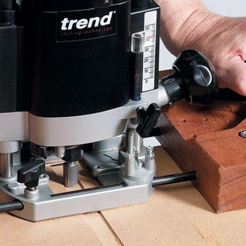 Trend 19x10mm Straight Router Bit (1/4" Shank)