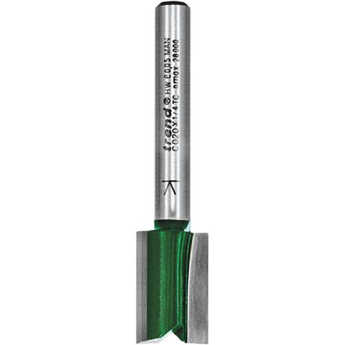 Trend 3/4x1/2" Straight Router Bit (1/4" Shank)