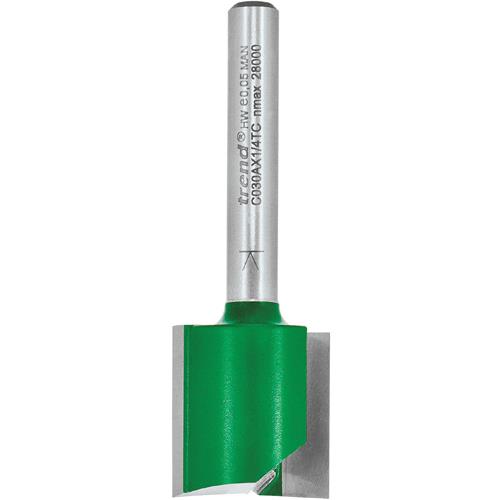 Trend 20x20mm Straight Router Bit (1/4" Shank)