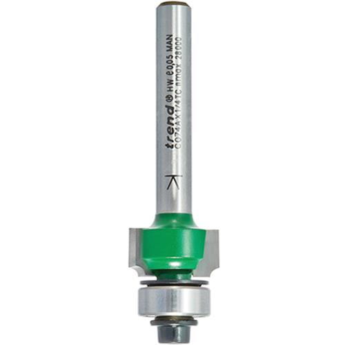 Trend 5/16x1/16" Rounding Over Router Bit (1/4" Shank)