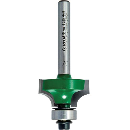 Trend 1/2x1/4" Rounding Over Router Bit (1/4" Shank)