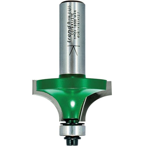 Trend 3/4x1/2" Rounding Over Router Bit (1/2" Shank)