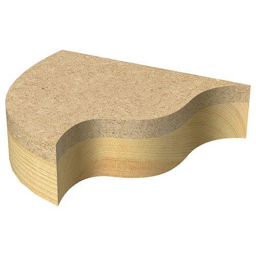 Trend 1 1/4x1/2" Template Profile Router Bit (1/4" Shank)