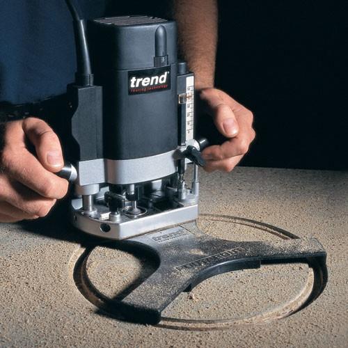 Trend Routabout Jig Kit 250mm Hole for 18mm Floors (1/4" Shank)