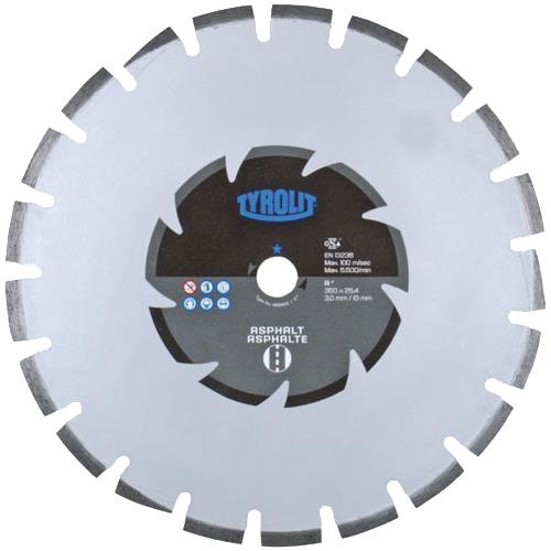 Tyrolit 465649 300mm Diamond Saw Blade for Abrasives (20mm Bore)